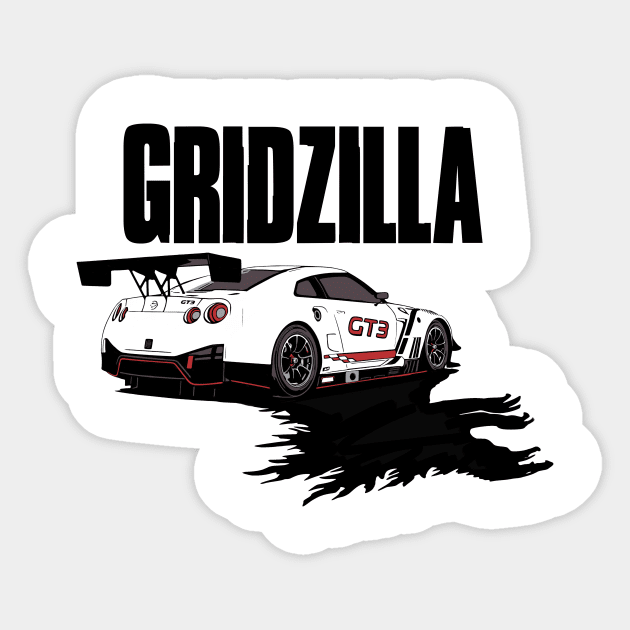 GridZilla Sticker by srk14105